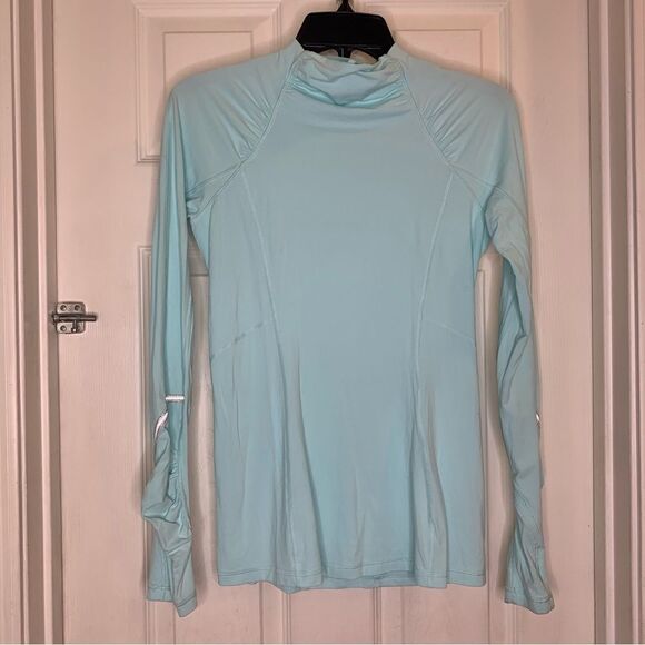 Lululemon Warm It Up Long Sleeve in Heathered Aquamarine - Picture 4 of 8